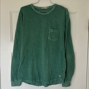 Marine Layer Green Long Sleeve Tee Soft Cotton